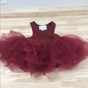 I love Plum little girl tutu leotard dress